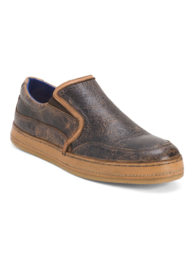 Bed/Stu Men's Made In Mexico Leather Freestyle Slip On Casual Loafers
